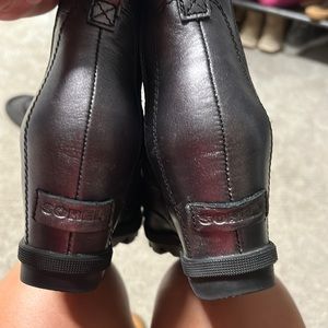 SOREL Joan Of Arctic Wedge II Chelsea Boots Black